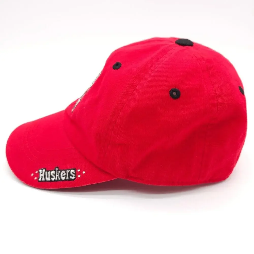 Nebraska Huskers Womens Strapback Red‎ Hat Adjustable Ball Cap NCAA College